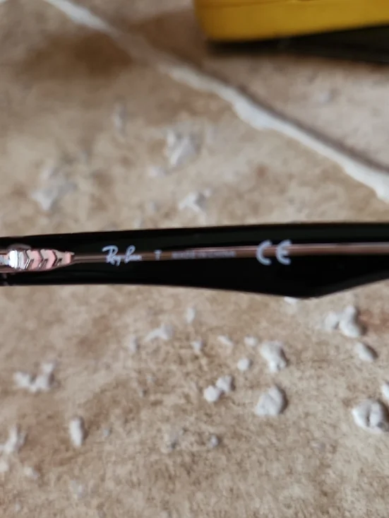 Ray-Ban Youth Black Frame Eyeglasses with Yellow Hard Case - Picture 16 of 16